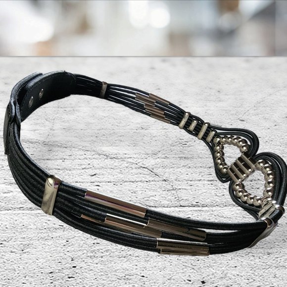 THE LIMITED Elastic Cord Metal Beads 33" - Picture 5 of 7